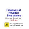 Hideaway at Royalton Blue Waters airport transfer from montego bay airport