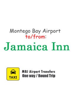 Montego Bay Airport transfer to Jamaica Inn